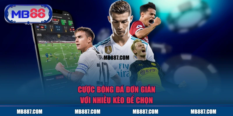 Cược bóng đá đơn giản với nhiều kèo để chọn