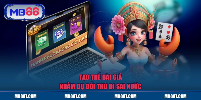 Tạo thế bài giả nhằm dụ đối thủ đi sai nước